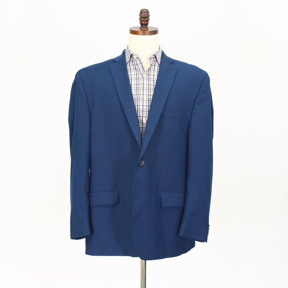 Michael Kors Other - Michael Kors 48R Blue Blazer Sport Coat Jacket 2-Button Solid Y392
